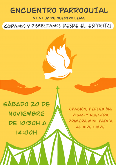Encuentro parroquial. 20 de noviembre, de 10,30h a 14,00h.