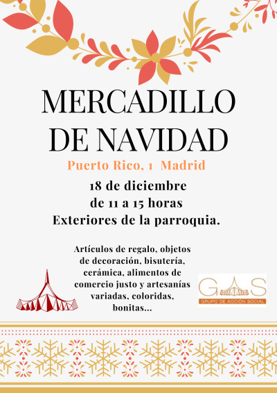 Mercadillo Solidario Diciembre 2022